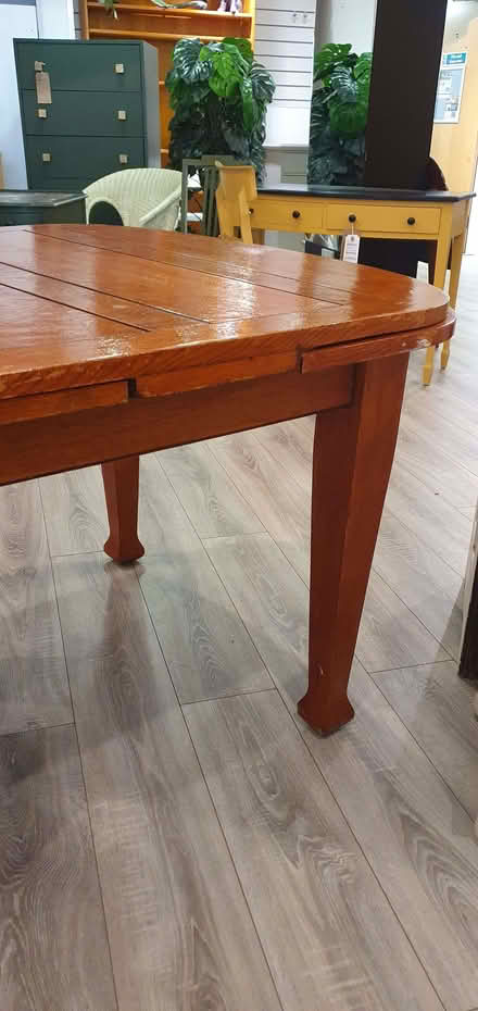Photo of free Orange Wood dining table (table only) (Shepherds Bush W12) #4