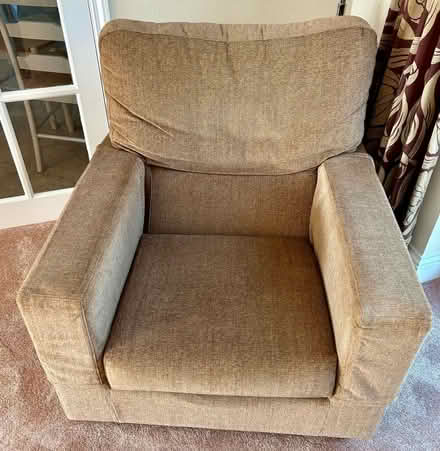 Photo of free John Lewis Armchair & Storage Stool (North Tonbridge TN10) #3