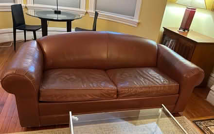 Photo of free Leather sleeper sofa and loveseat (Adams Morgan) #1
