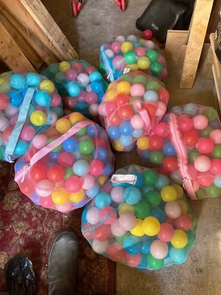 Photo of free 7 bags of ball pool balls (Walshaw BL8) #1