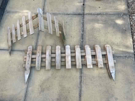 Photo of free Wooden low picket fence (Katesgrove, Reading, RG2) #1