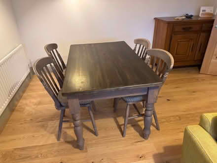 Photo of free Kitchen table & 4 chairs (Top Amersham HP6) #1