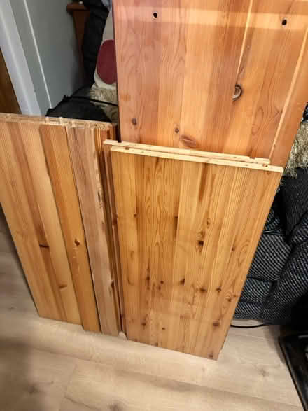 Photo of free Pine shelving (Caerphilly town center CF83) #1