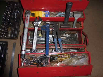 Photo of free Tool box with various tools (Coley RG1) #2