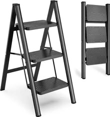 Photo of 2 or 3 step folding ladder step (Central harrow) #1