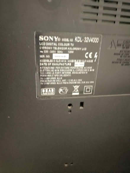 Photo of free Sony TV 32 inches LCD (North Hanwell) #4