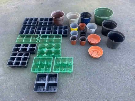 Photo of free Plant trays and pots (Heswall CH60) #1