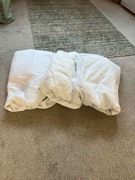 Photo of free 3 Double fitted sheets (Worcester Park) #1
