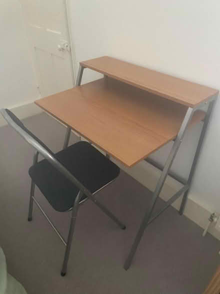 Photo of free Small desk and chair (Newtown RG1) #2