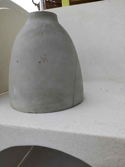 Photo of free Concrete & chrome ceiling lamp (Colindale NW9) #3