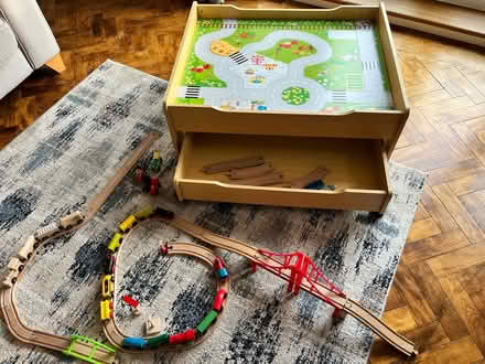 Photo of free Wooden train track with some trains (Brighton BN2 6) #1