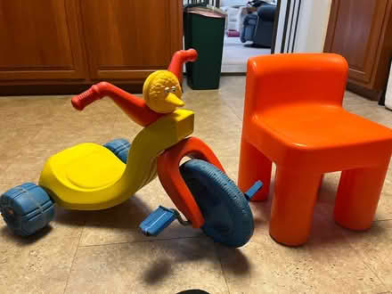 Photo of free Toddler chair and “big wheels” (Hopewell Junction) #1