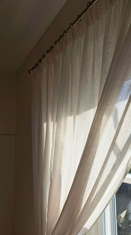 Photo of free A single voile curtain (Dronfield S18) #3