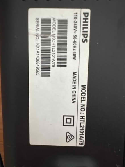 Photo of free Philips soundbar (Chippendale 2008) #3