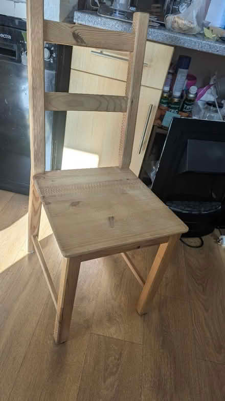 Photo of free 2 wooden chairs (Bradford BD4) #1