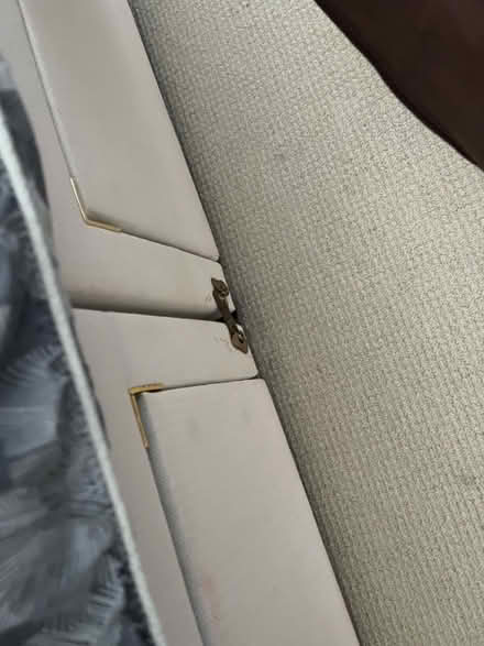 Photo of free 4’6” bed with headboard and mattres (Sw20 0sb) #3