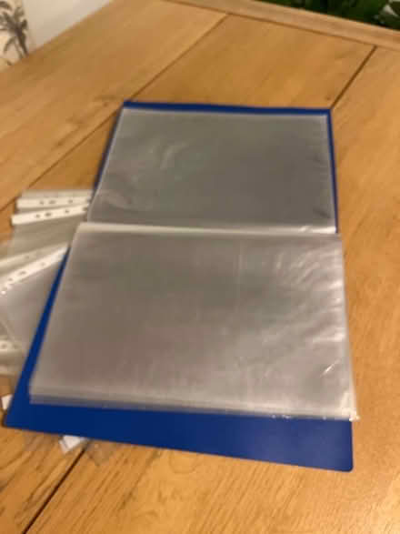 Photo of free Clear plastic document pockets (North Moreton OX11) #2