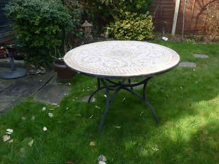 Photo of free Patio/Garden Table (Sunbury) #1