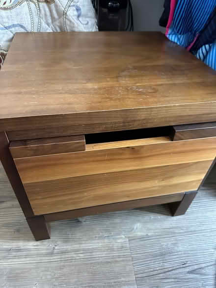 Photo of free Solid wood, one drawer unit (Aldershot) #1