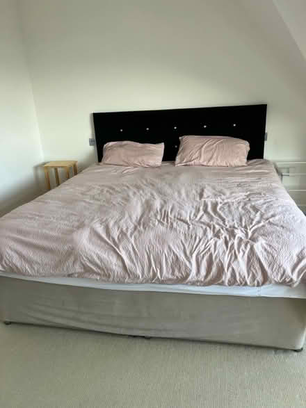 Photo of free Super king size bed with headboard (Sw20 0sb) #1