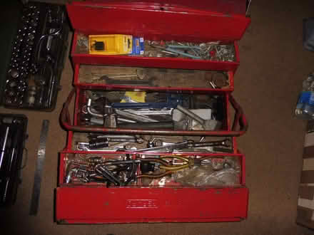 Photo of free Tool box with various tools (Coley RG1) #1