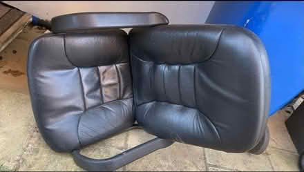 Photo of free Leather office chair seat only (SL4) #2