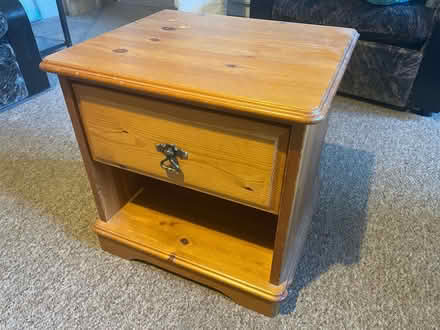 Photo of free Chairside table with drawer (Sandford-on-Thames OX4) #1