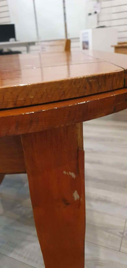 Photo of free Orange Wood dining table (table only) (Shepherds Bush W12) #3