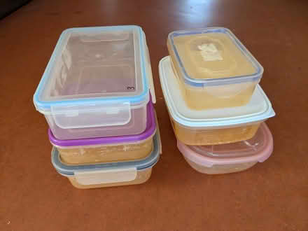 Photo of free Plastic tubs with lids (Edinburgh EH7) #1
