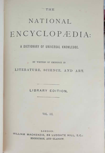 Photo of free National Encyclopaedia 12 volumes (Keynsham) #2