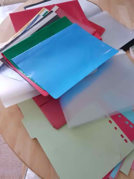 Photo of free A4 size various wallets/ folders (Combe Down) #1