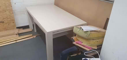 Photo of free Large white dining table (Shepherds Bush W12) #2