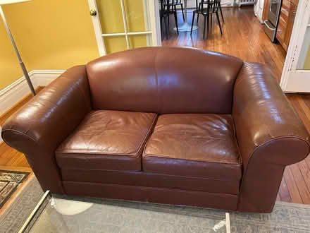 Photo of free Leather sleeper sofa and loveseat (Adams Morgan) #2