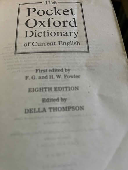 Photo of free Oxford Dictionary (scruffy) (Finsbury Park N4 2QQ) #1