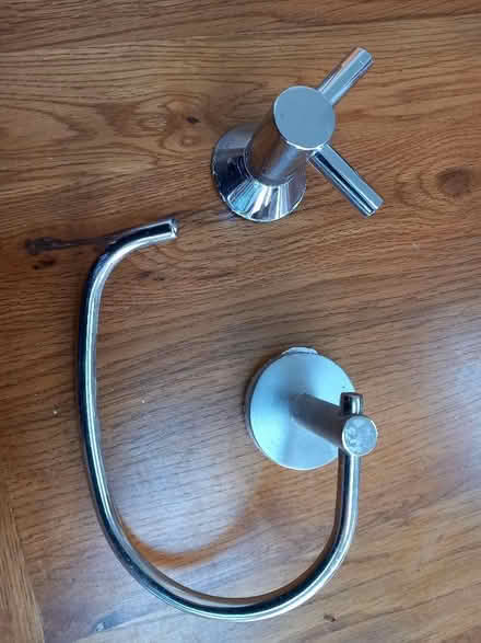 Photo of free Toilet roll holder and towel hook (New Malden KT3) #1