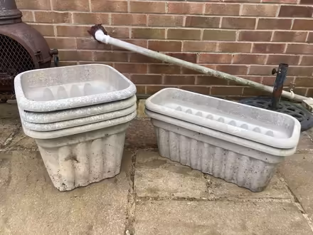 Photo of free Large plastic plant pots (Shelton Lock DE73) #1