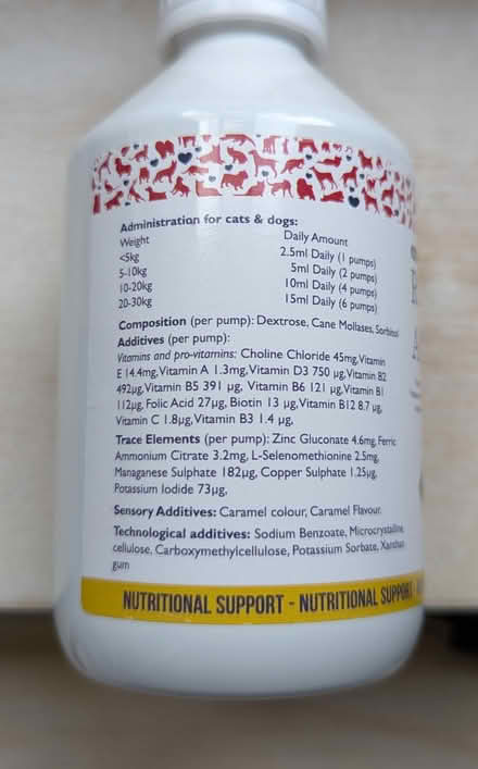 Photo of free Nutritional supplement for pets (Islington N1) #2