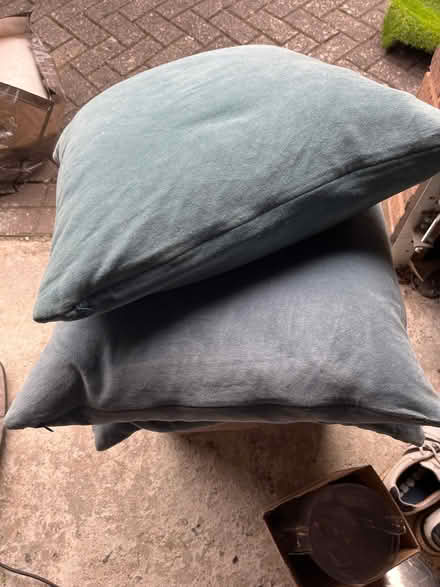 Photo of free Three velvet cushions (Frimley Green GU16) #1