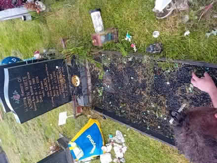Photo of Small black stones for a grave (Leeds LS11) #3