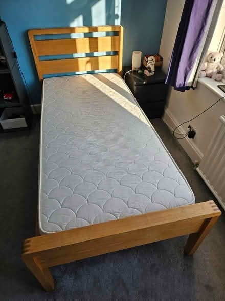 Photo of free Single wooden bed frame (East Barnet EN4) #1