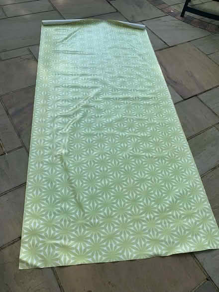Photo of free Table cover (plastic) 128cm x 275cm (Ashtead KT21) #1