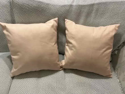 Photo of free Two cream cushions (Henley-on-Thames RG9) #1
