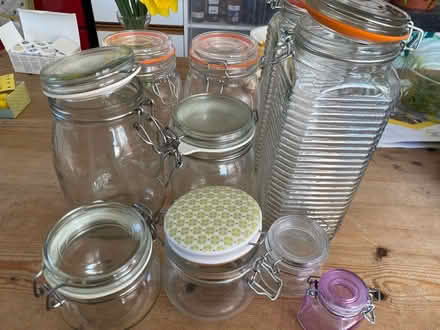 Photo of free Glass storage jars (SW18) #1