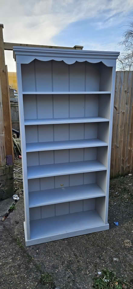 Photo of free Tall bookcase - grey (Swanley BR8) #1