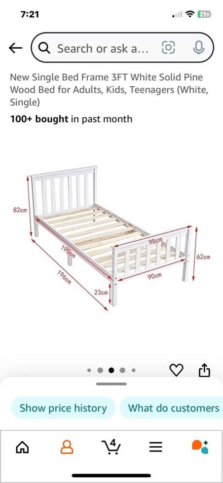 Photo of free Single bed (CT20) #1