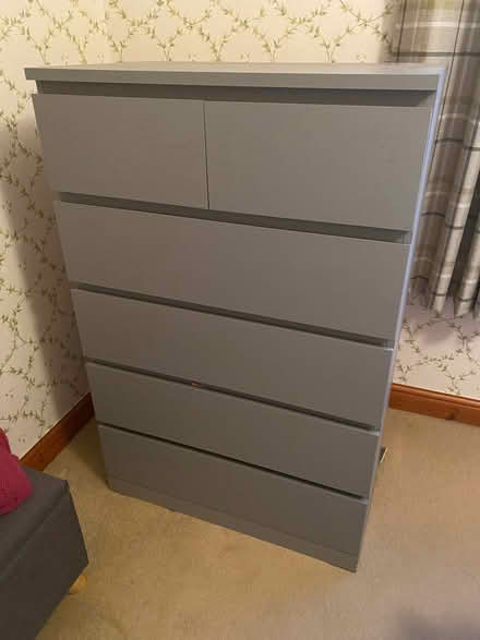 Photo of free Grey 6 drawer IKEA chest of drawers (Reymerston NR9) #1
