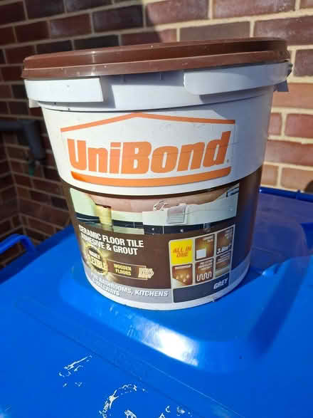 Photo of free ceramic floor tile adhesive +grout (Lowestoft north side) #1