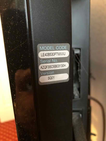 Photo of free Samsung 40” TV (Welling DA7) #3