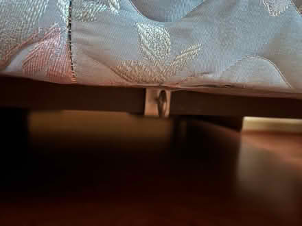 Photo of free Metal bedframe, box spring (NW DC- Glover park) #2