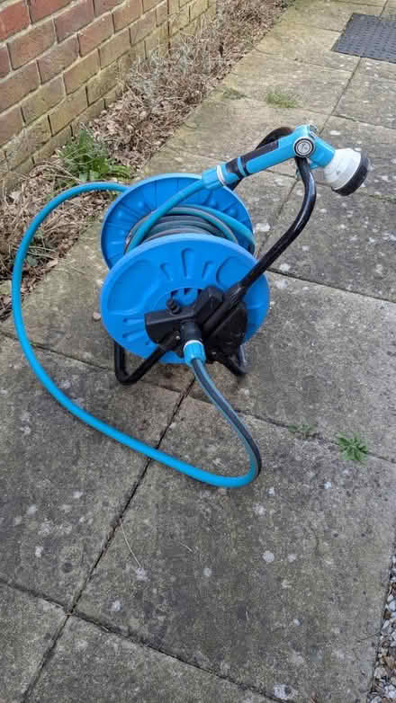 Photo of free 15m Garden Hose and Reel (ME13 7FB) #1